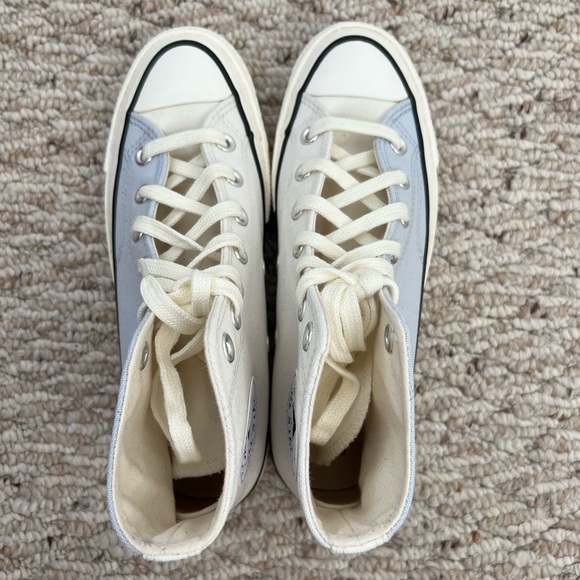 Converse High Top Chuck Taylor 70 Nautical Tri-Blocked Ghosted Vintage White - Picture 7 of 14